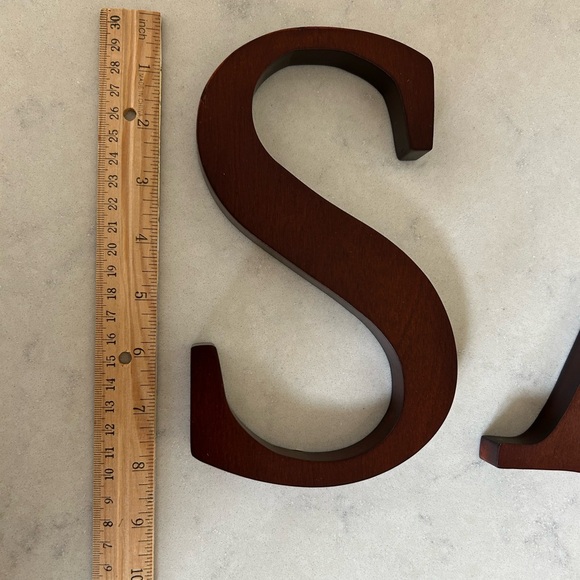 Pottery Barn Kids Wooden Letters S-A-M - Picture 10 of 14